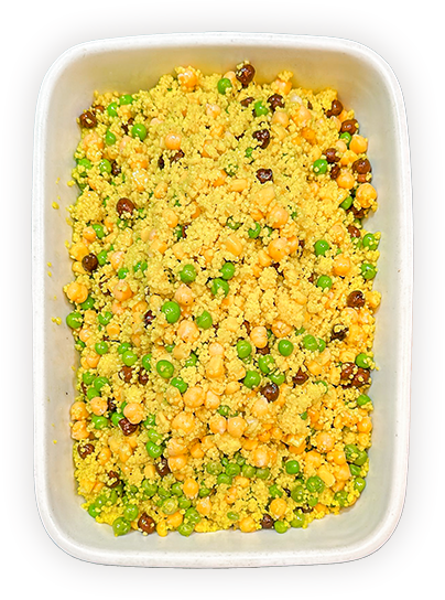 Piatto rettangolare con cous cous